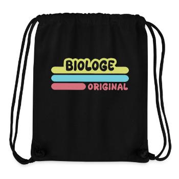 Vorname Biologe - Stanley/Stella recycelter Gym Bag - Schwarz - Vorne