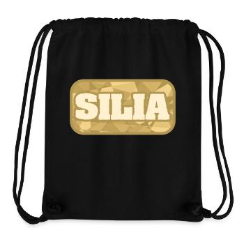 Gesundheit Silia - Stanley/Stella recycelter Gym Bag - Schwarz - Vorne