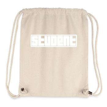 Logo de l’étudiant - Sac à cordon recyclé Stanley/Stella - blanc naturel - Devant