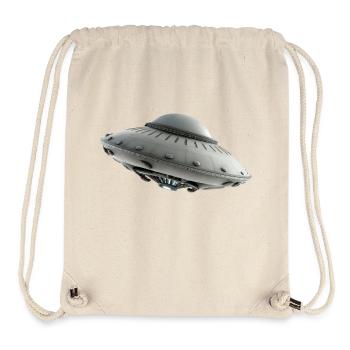 Ufo Alien science fiction - Stanley/Stella recycelter Gym Bag - Naturweiß - Vorne