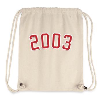 Year of birth sport 2003 - Stanley/Stella Recycled Gym Bag - natural - Front