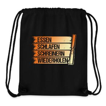 Tischler Zimmermann Schreiner - Stanley/Stella recycelter Gym Bag - Schwarz - Vorne