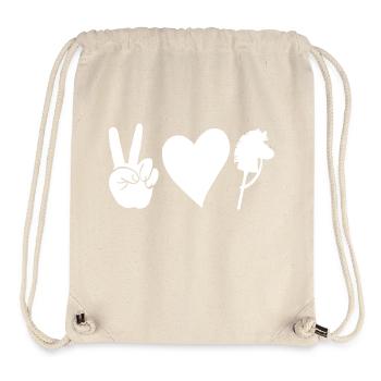 Steckenpferd Hobby Horsing - Stanley/Stella recycelter Gym Bag - Naturweiß - Vorne