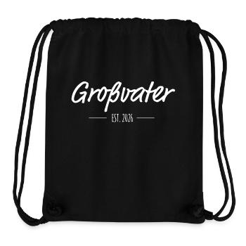 Großvater Est. 2026 – Stolzer Opa seit 2026 - Stanley/Stella recycelter Gym Bag - Schwarz - Vorne