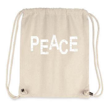 Peace - Paix - Frieden - Pace - Paz - Stanley/Stella Recycled Gym Bag - natural - Front
