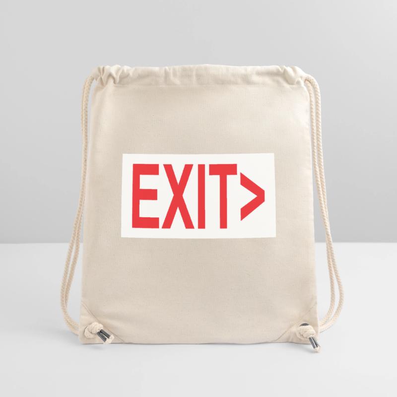 Exit / Exit / Emergency Exit Stanley/Stella Recycled Gym Bag