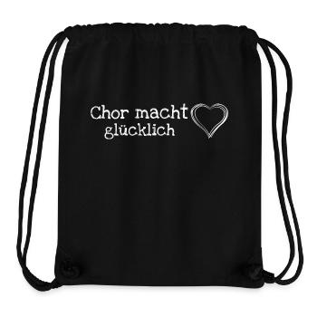 Chor macht glücklich - Stanley/Stella recycelter Gym Bag - Schwarz - Vorne