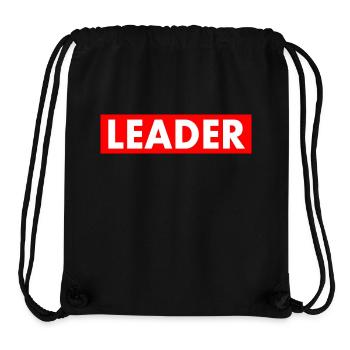 Leader - Stanley/Stella recycelter Gym Bag - Schwarz - Vorne