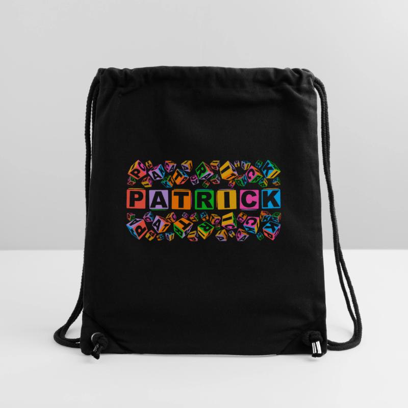PATRICK colourful cubes Stanley/Stella recycelter Gym Bag