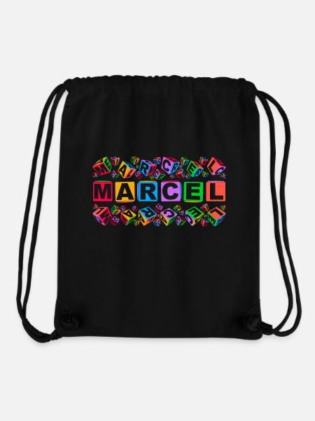 MARCEL colourful cubes - Stanley/Stella recycelter Gym Bag - Schwarz
