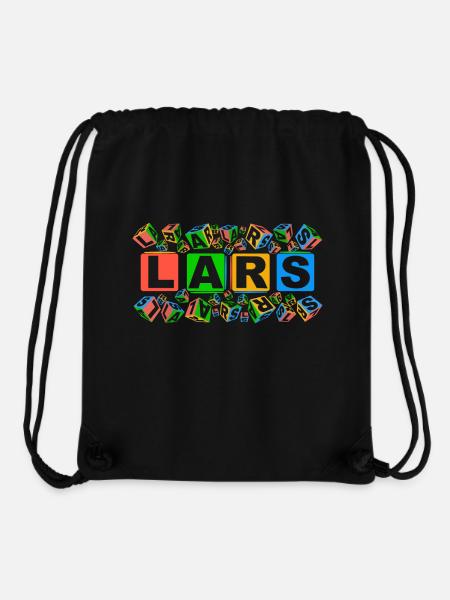 LARS colourful cubes - Stanley/Stella recycelter Gym Bag - Schwarz