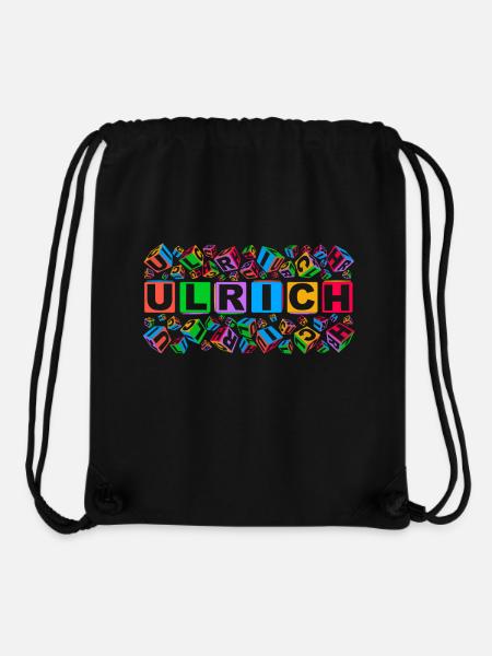 ULRICH colourful cubes - Stanley/Stella recycelter Gym Bag - Schwarz