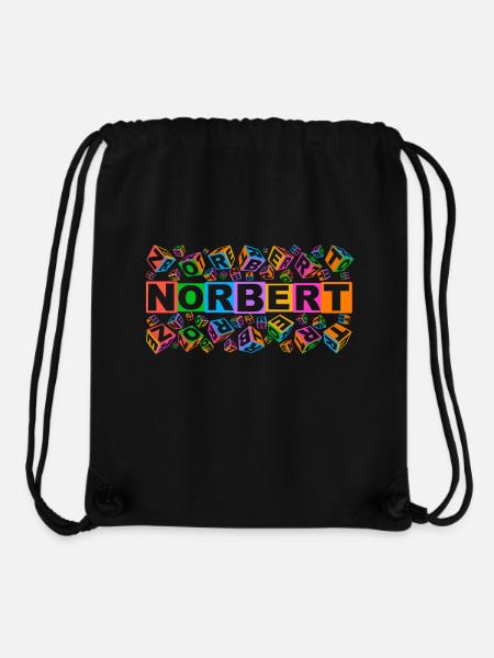 NORBERT colourful cubes - Stanley/Stella recycelter Gym Bag - Schwarz