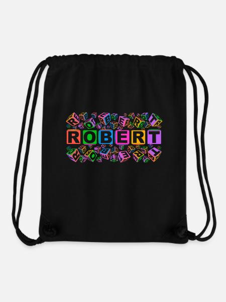 ROBERT colourful cubes - Stanley/Stella recycelter Gym Bag - Schwarz