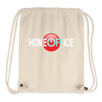 Home OFFice - Auszeit - Stanley/Stella recycelter Gym Bag - Naturweiß - Vorne