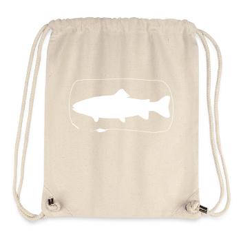 Trout with Spoon - Stanley/Stella Recycled Gym Bag - natural - Front