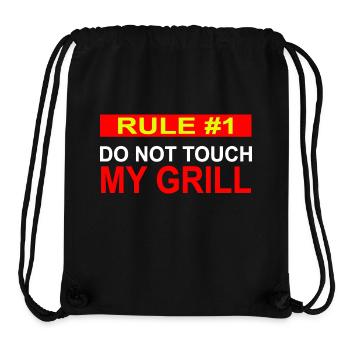 Griller - Sac à cordon recyclé Stanley/Stella - noir - Devant