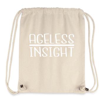 mental clarity geek birthday present - Stanley/Stella Recycled Gym Bag - natural - Front