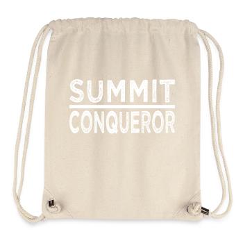 humor present idea geek - Stanley/Stella Recycled Gym Bag - natural - Front