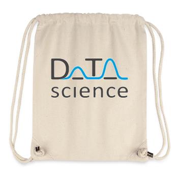 Science des données - Sac à cordon recyclé Stanley/Stella - blanc naturel - Devant