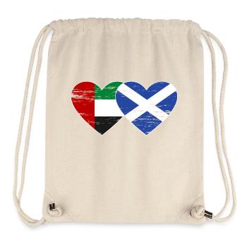 Vereinigte Arabische Emirate Schottland Flagge - Stanley/Stella recycelter Gym Bag - Naturweiß - Vorne