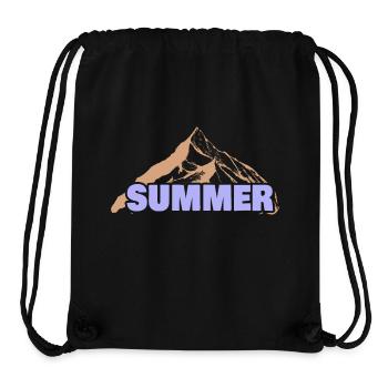 Geschenk für Summer - Stanley/Stella recycelter Gym Bag - Schwarz - Vorne