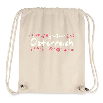 Österreich - Stanley/Stella recycelter Gym Bag - Naturweiß - Vorne