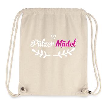 Pälzer Mädel - Pfälzer Mädel - Pfalzgirl Pfälzerin - Stanley/Stella recycelter Gym Bag - Naturweiß - Vorne