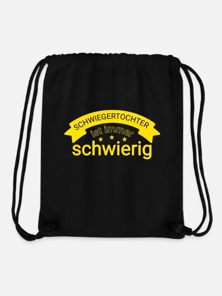 Schwiegertochter Spruch - Stanley/Stella recycelter Gym Bag - Schwarz
