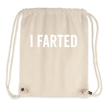 I Farted - Stanley/Stella Recycled Gym Bag - natural - Front