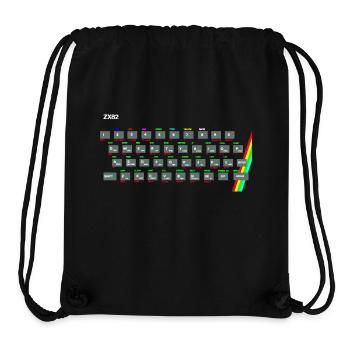 ZX81 (Zed-Ex) Spectrum Keyboard - Stanley/Stella Recycled Gym Bag - black - Front