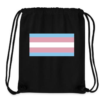 trans pride - Stanley/Stella recycelter Gym Bag - Schwarz - Vorne