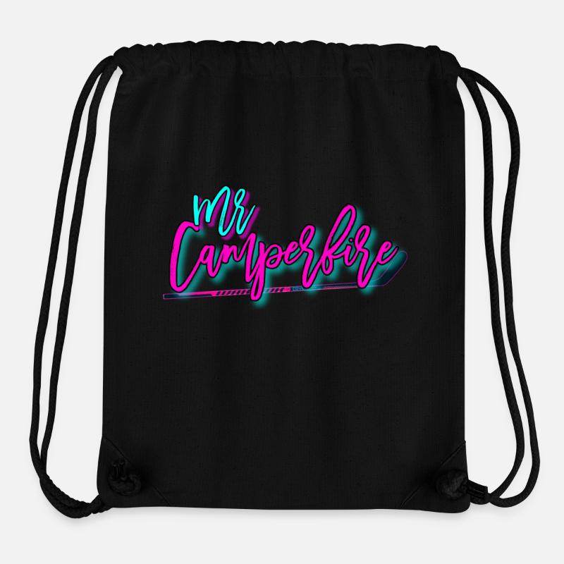 MrCamperfire Signatur - Stanley/Stella recycelter Gym Bag - Schwarz