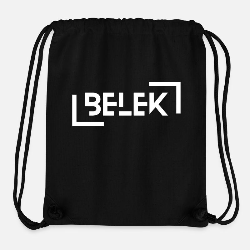 Belek - Sac à cordon recyclé Stanley/Stella - noir