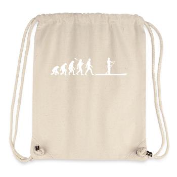Evolution - SUP - Stand up paddle - Sac à cordon recyclé Stanley/Stella - blanc naturel - Devant