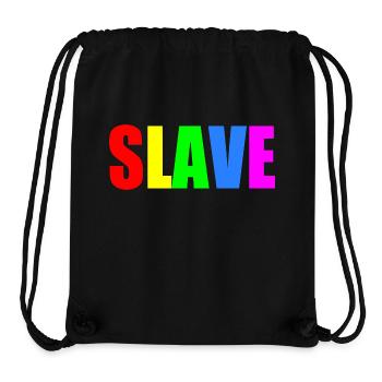 Slave - Stanley/Stella recycelter Gym Bag - Schwarz - Vorne