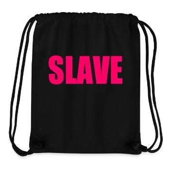 Slave - Stanley/Stella recycelter Gym Bag - Schwarz - Vorne