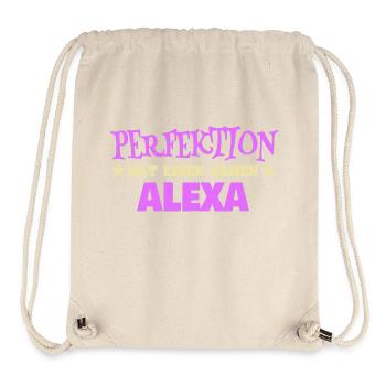 Frauenname Alexa - Stanley/Stella recycelter Gym Bag - Naturweiß - Vorne