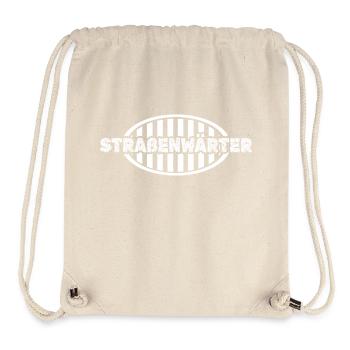 Job as a road maintenance worker - Stanley/Stella Recycled Gym Bag - natural - Front