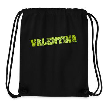 Name Valentina - Stanley/Stella recycelter Gym Bag - Schwarz - Vorne