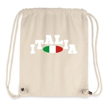 Italia Italian Flagge - Stanley/Stella recycelter Gym Bag - Naturweiß - Vorne