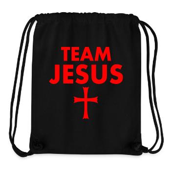 Team jesus - Stanley/Stella Recycled Gym Bag - black - Front