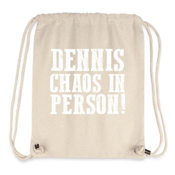 First name Dennis - Stanley/Stella Recycled Gym Bag - natural - Front