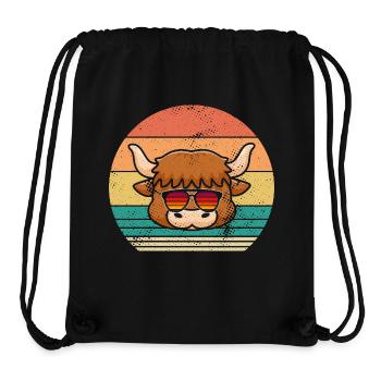 Büffel Rind Ochsen - Stanley/Stella recycelter Gym Bag - Schwarz - Vorne