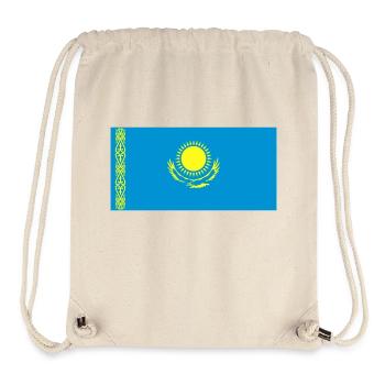 kazakstan flag - Stanley/Stella recycelter Gym Bag - Naturweiß - Vorne