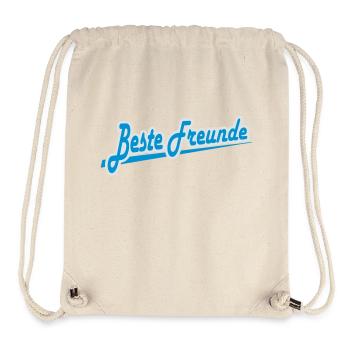 Beste Freunde - Stanley/Stella recycelter Gym Bag - Naturweiß - Vorne
