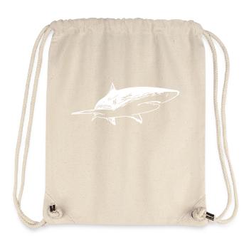 Shark - Vintage Vector Design - Stanley/Stella Recycled Gym Bag - natural - Front