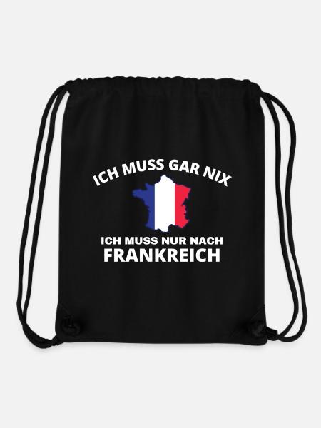 Frankreich Lustiger Spruch - Stanley/Stella recycelter Gym Bag - Schwarz