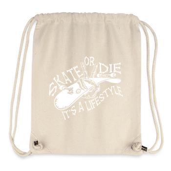 skate or die skateboard fans - Stanley/Stella Recycled Gym Bag - natural - Front