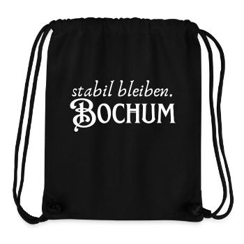 Bochum remain stable - Stanley/Stella Recycled Gym Bag - black - Front